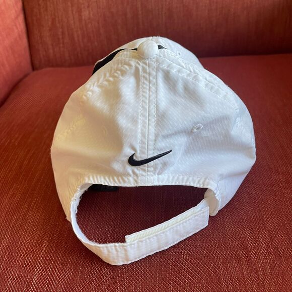 Nike D Dad Men's White Athletic Baseball Cap Embroidered Adjustable Golf Hat - Picture 4 of 9